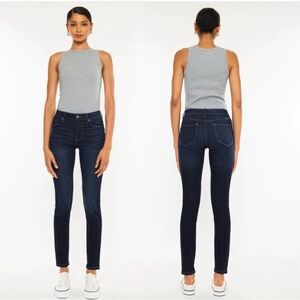 Kancan Bennie High Rise Super Skinny Jeans Denim Size 3 25 Dark Wash KC7092H